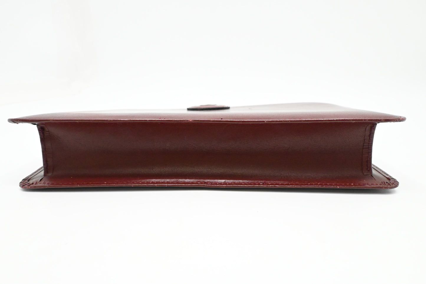 Cartier Clutch in Burgundy Leather