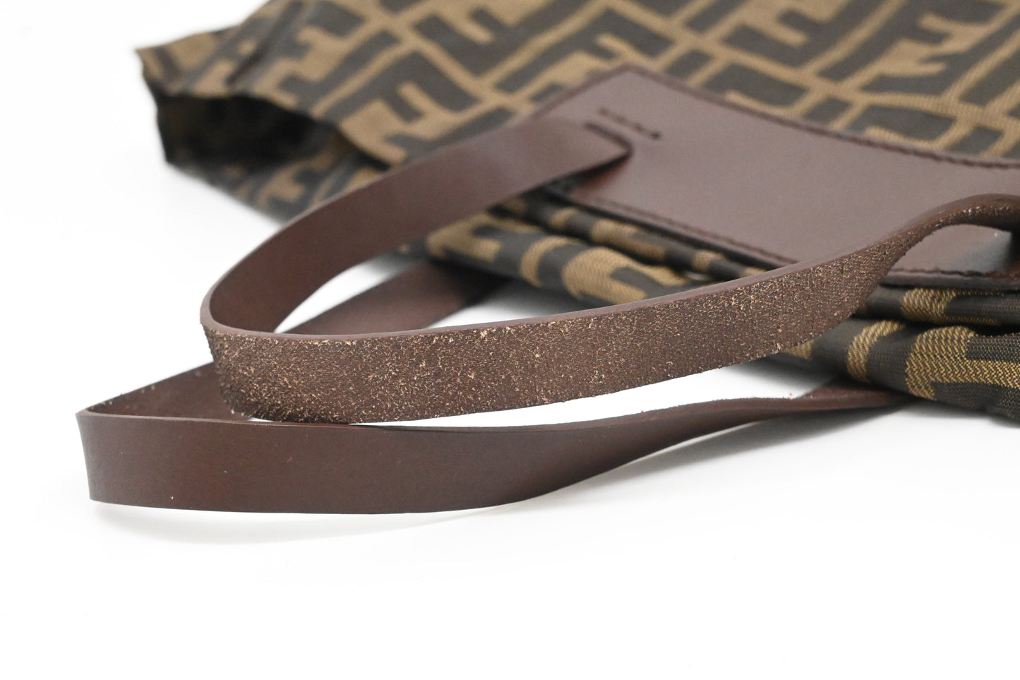 Fendi Foldable Handbag in Zucca Canvas