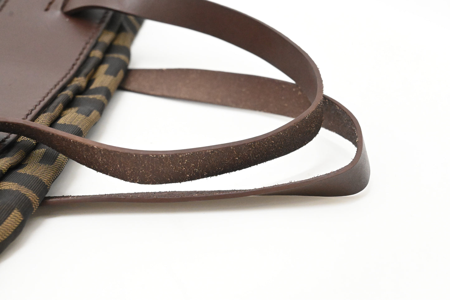 Fendi Foldable Handbag in Zucca Canvas