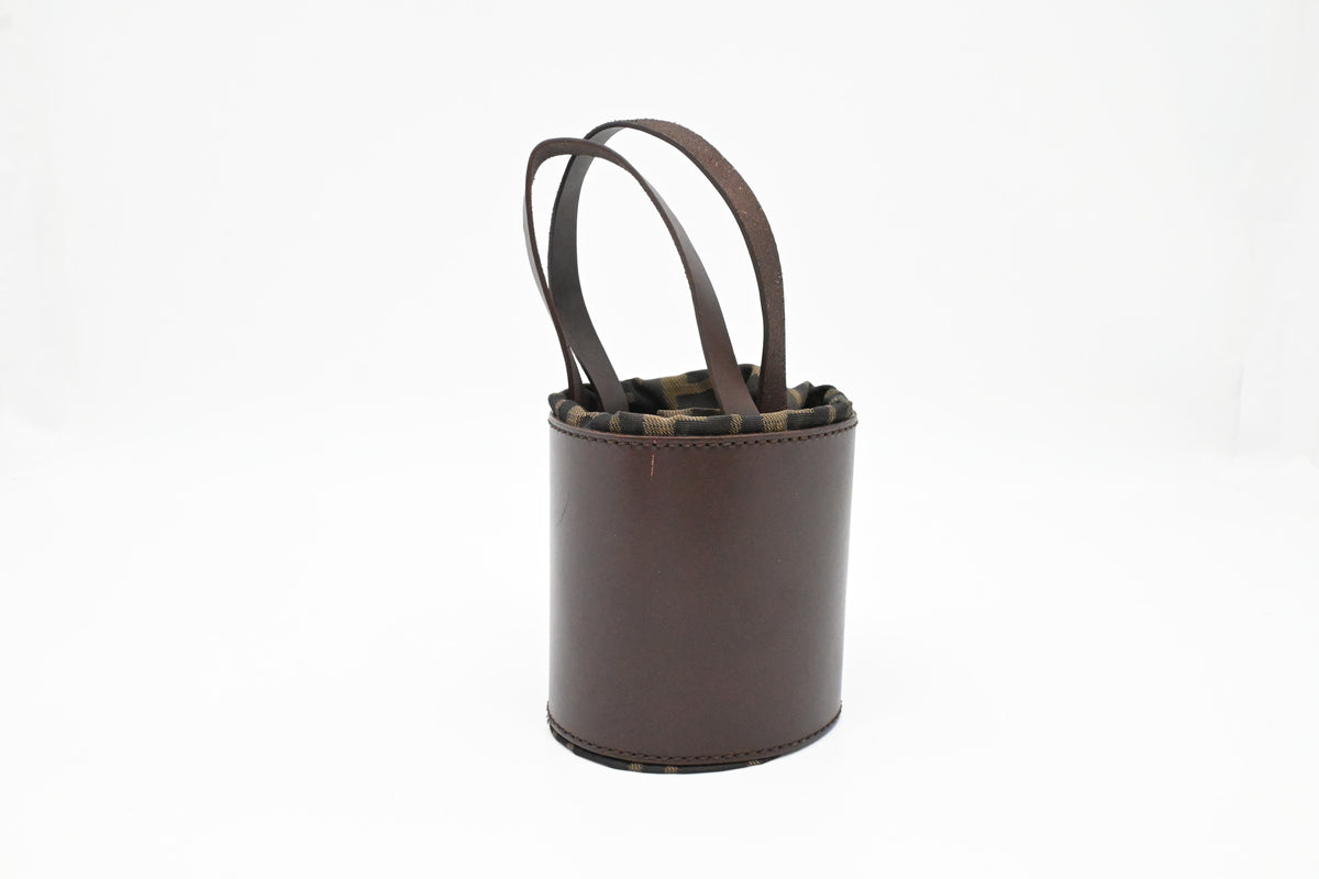 Fendi Foldable Handbag in Zucca Canvas