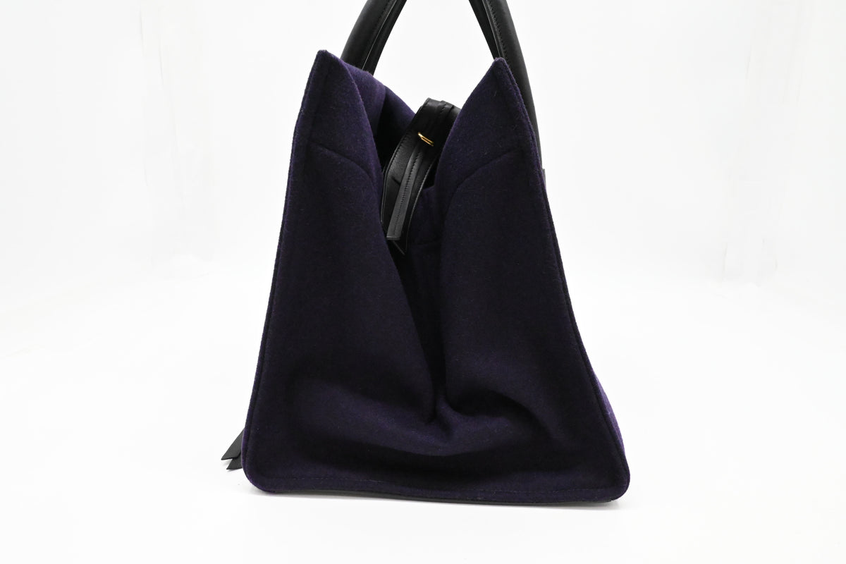 Celine Medium Phantom in Navy Blue Felt