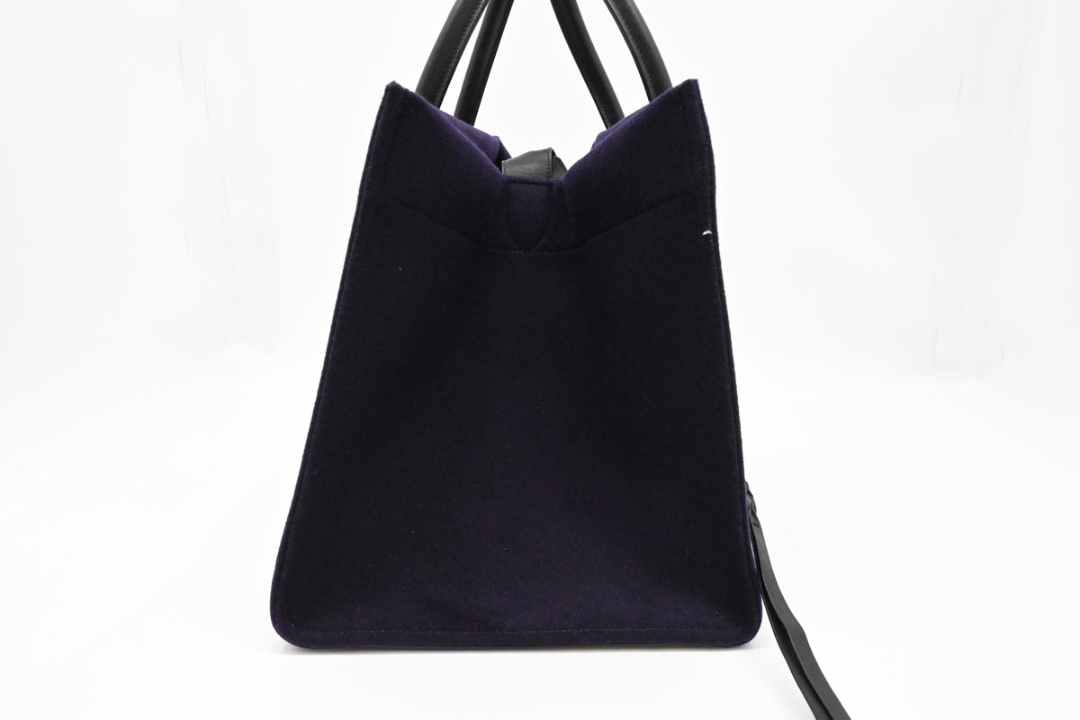 Celine Medium Phantom in Navy Blue Felt