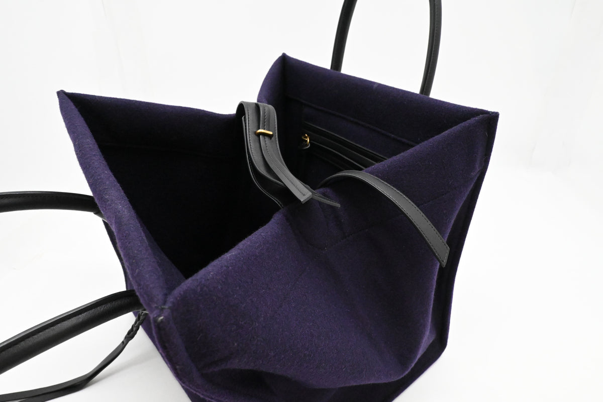 Celine Medium Phantom in Navy Blue Felt