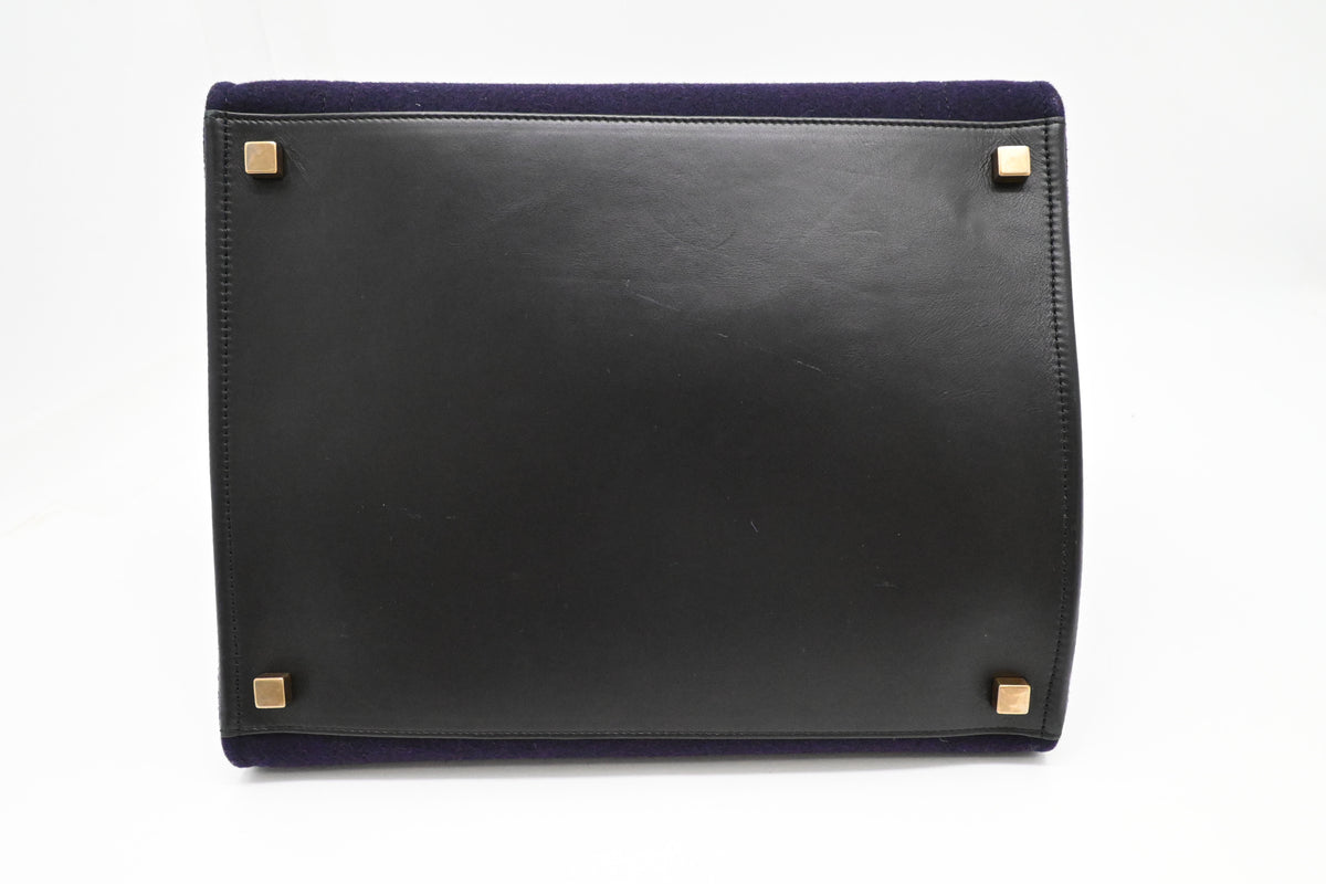 Celine Medium Phantom in Navy Blue Felt