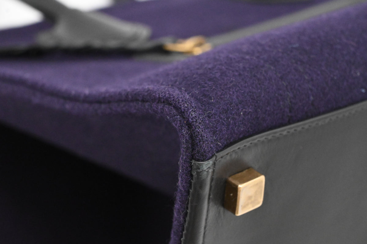 Celine Medium Phantom in Navy Blue Felt