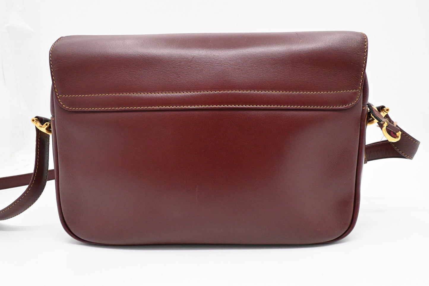 Cartier Crossbody in Burgundy Leather