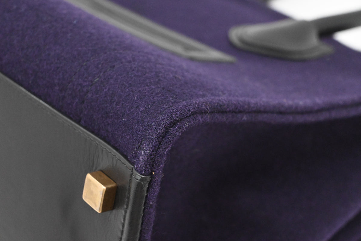 Celine Medium Phantom in Navy Blue Felt