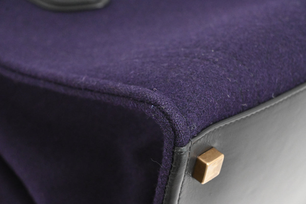 Celine Medium Phantom in Navy Blue Felt