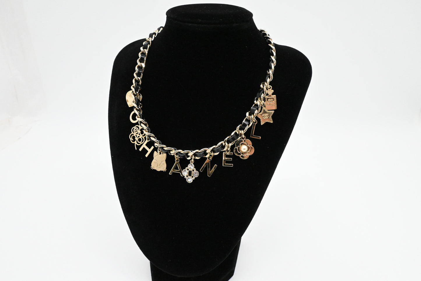 Chanel Leather Charm Necklace