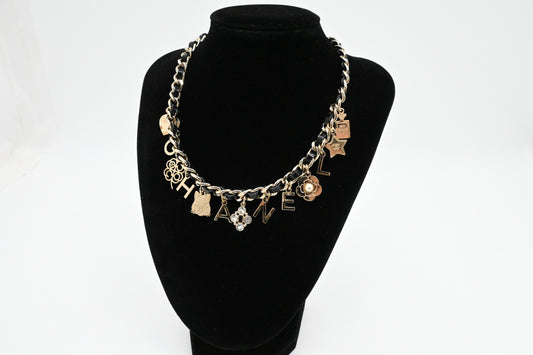 Chanel Leather Charm Necklace