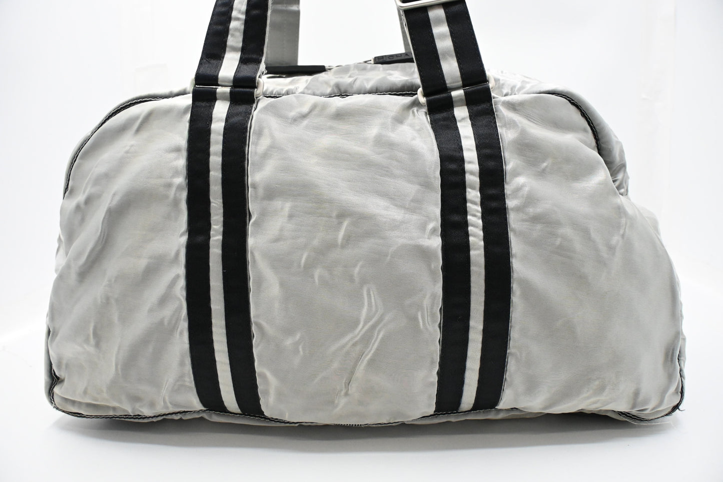 Chanel Sport Line Duffle Bag in Silver Satin