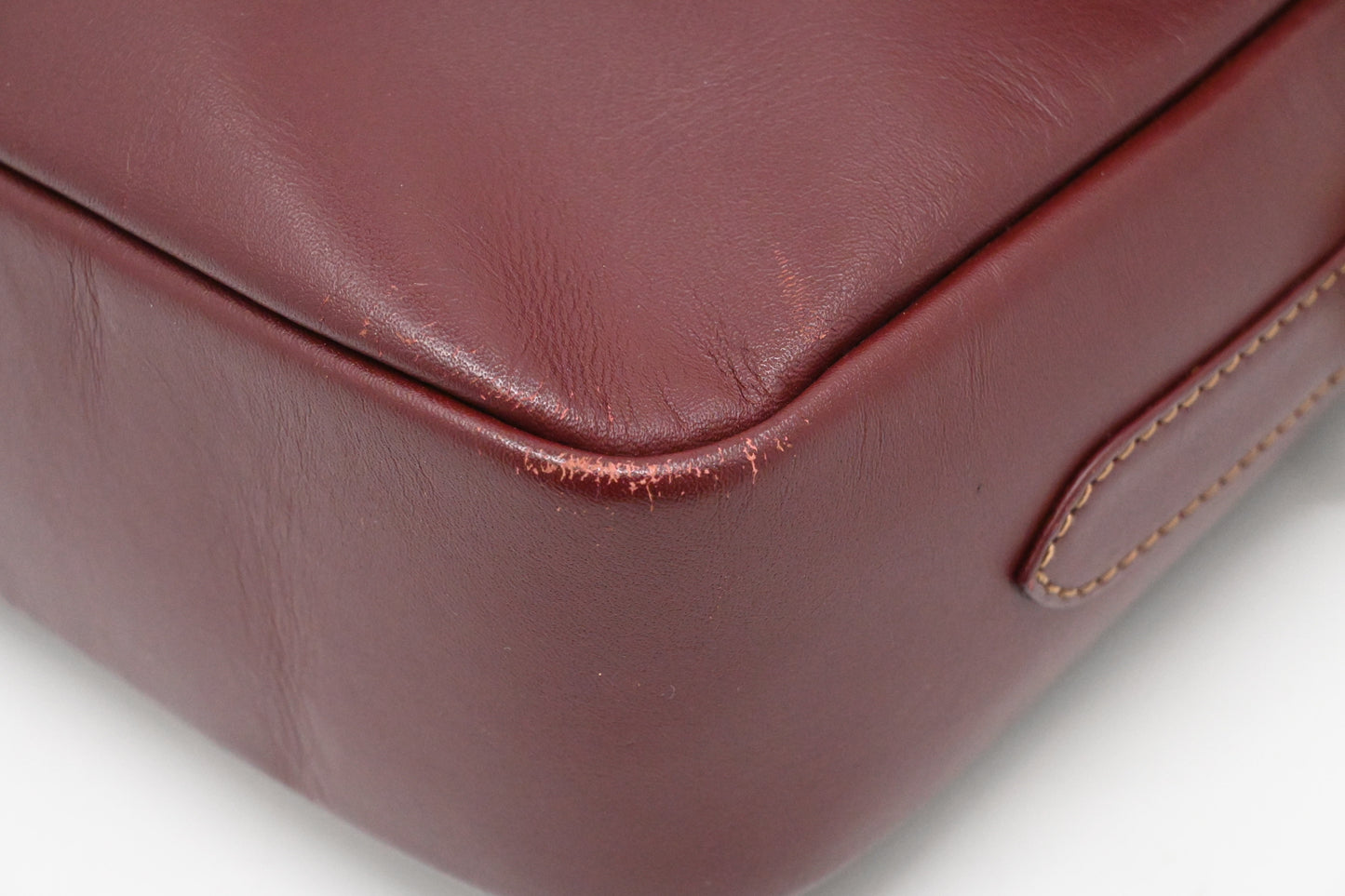 Cartier Crossbody in Burgundy Leather