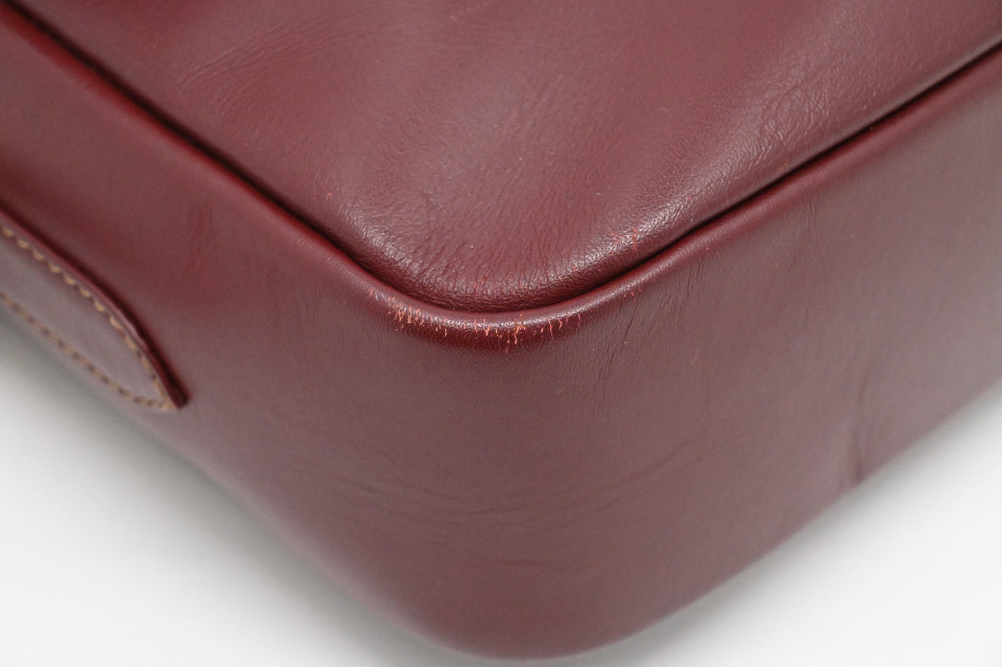 Cartier Crossbody in Burgundy Leather