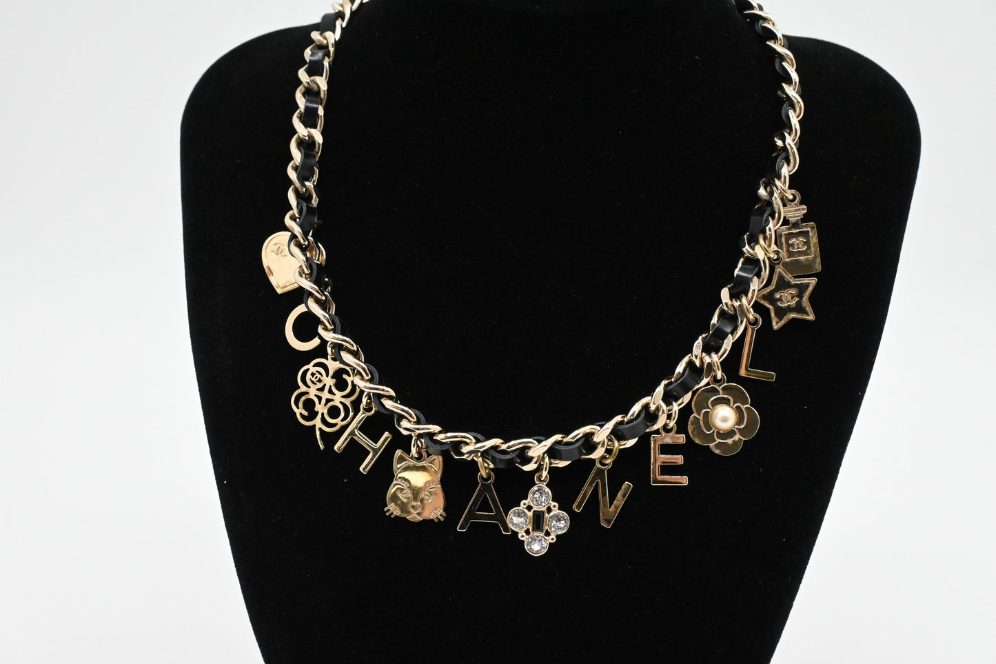 Chanel Leather Charm Necklace