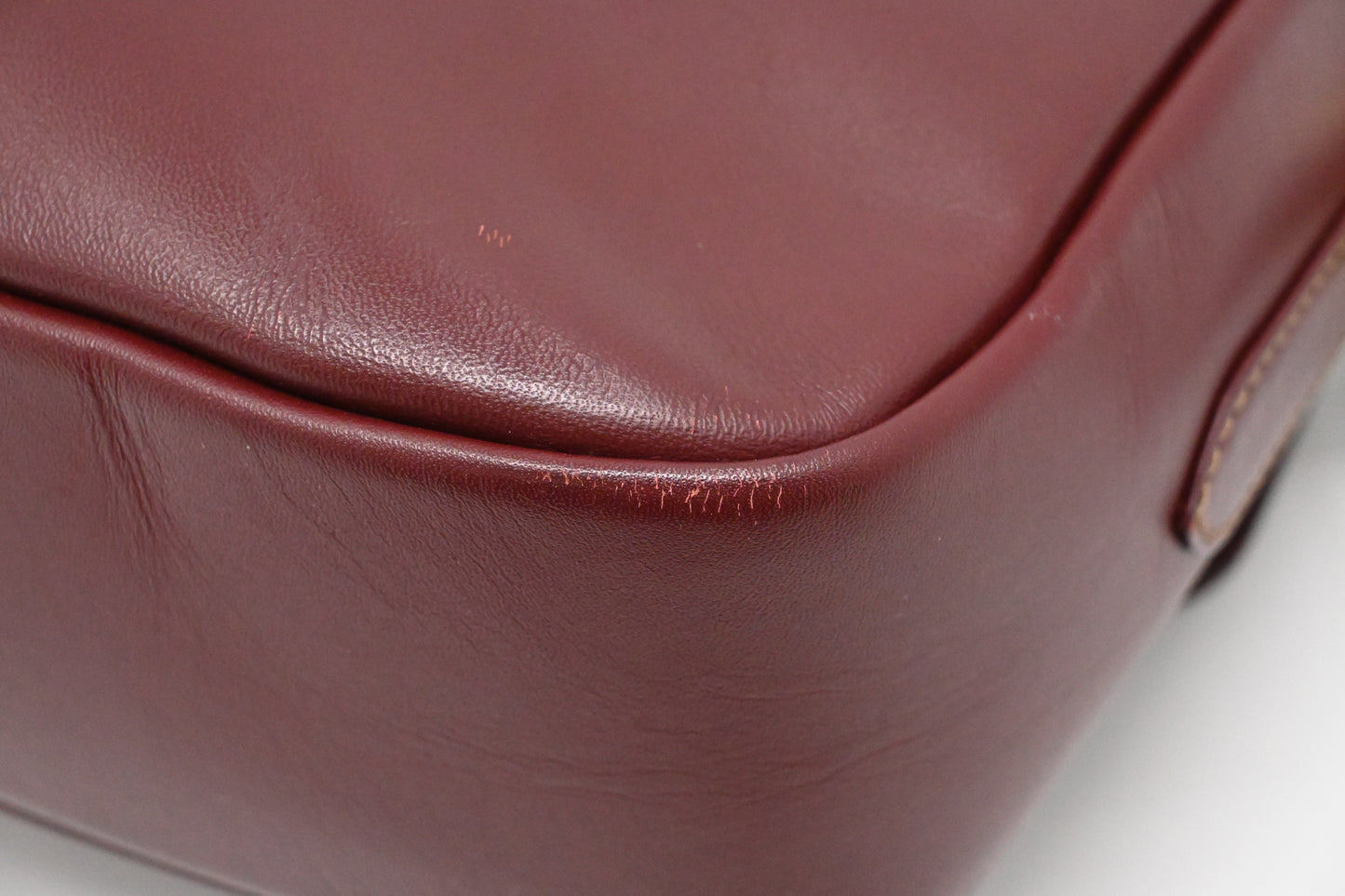 Cartier Crossbody in Burgundy Leather
