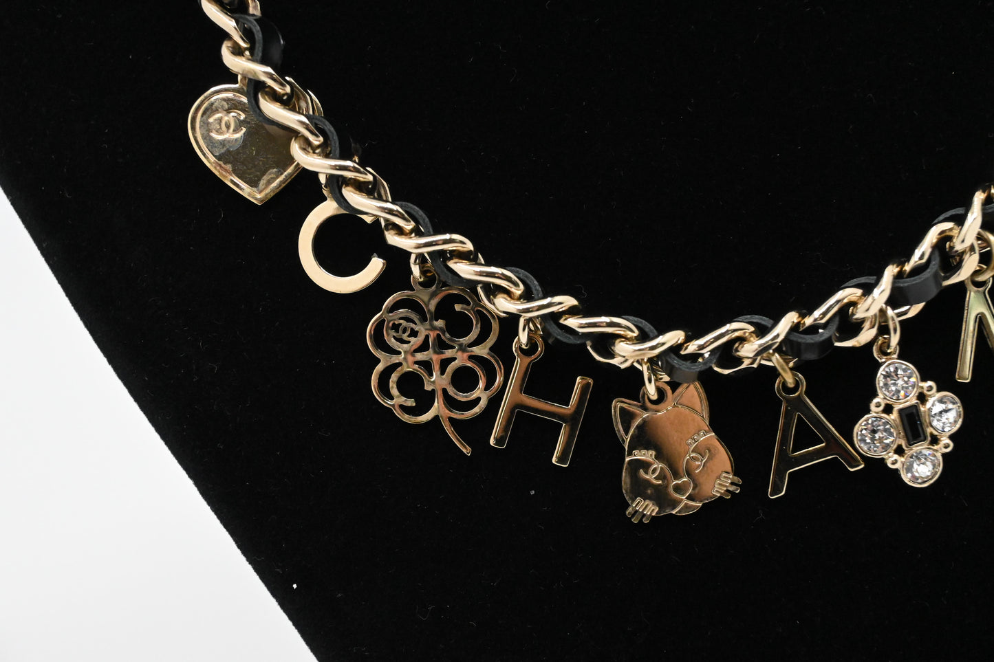 Chanel Leather Charm Necklace