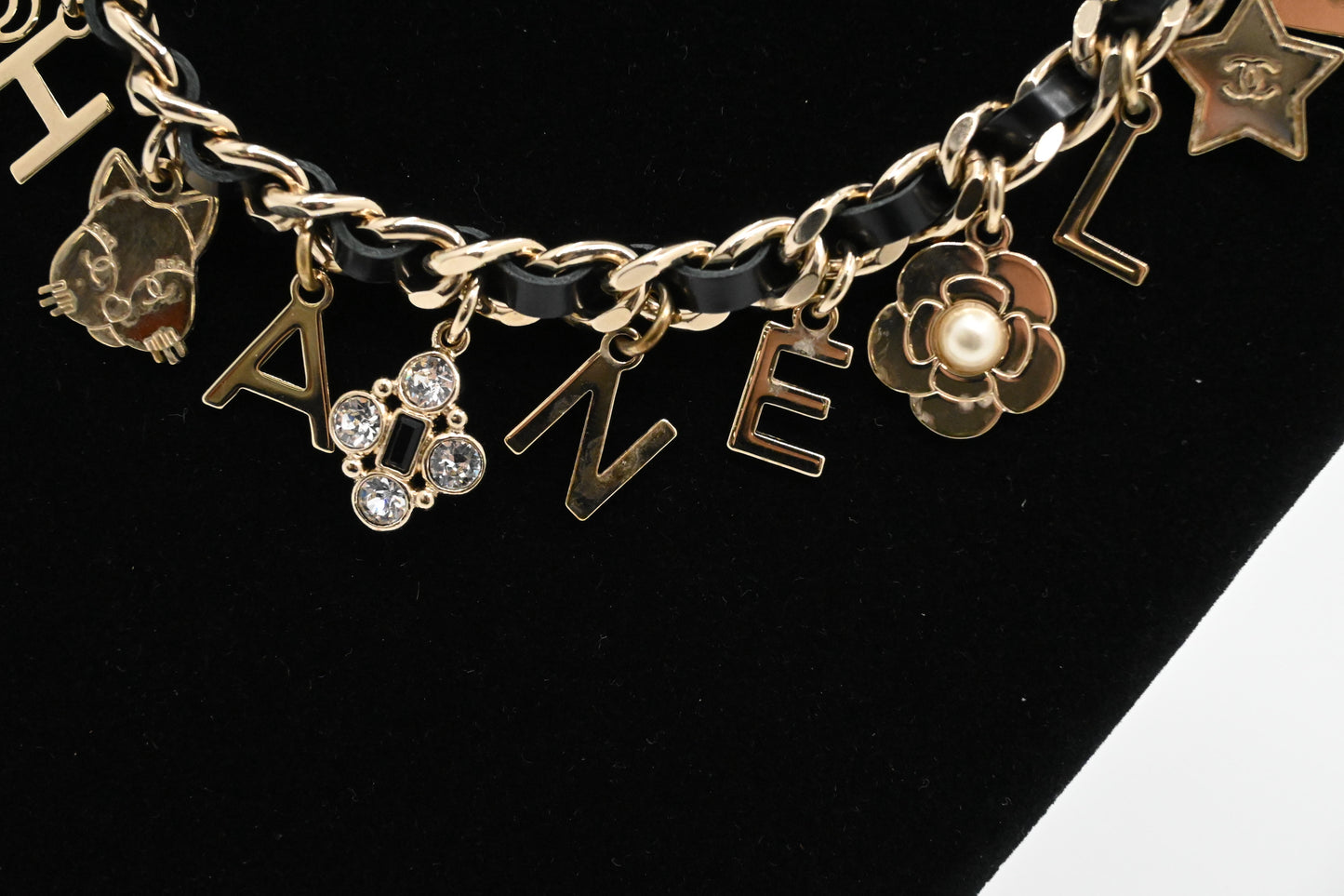 Chanel Leather Charm Necklace