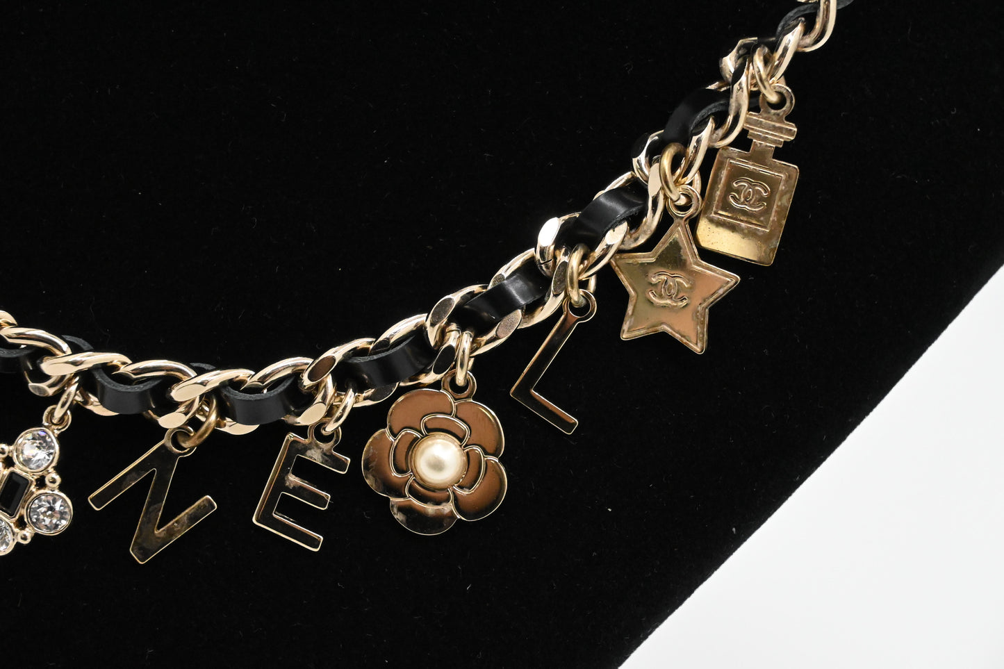 Chanel Leather Charm Necklace