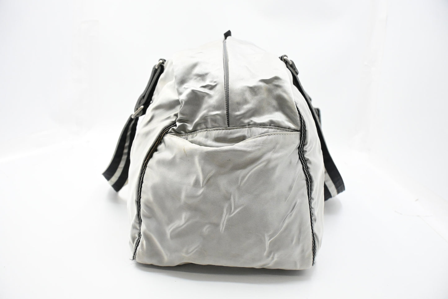 Chanel Sport Line Duffle Bag in Silver Satin