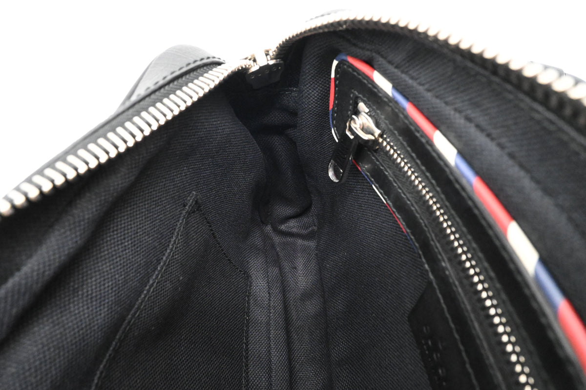 Gucci Night Courrier Waist Bag in Black GG Supreme Canvas