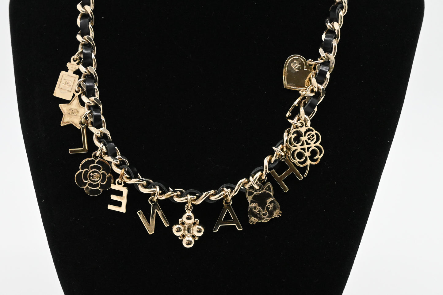 Chanel Leather Charm Necklace