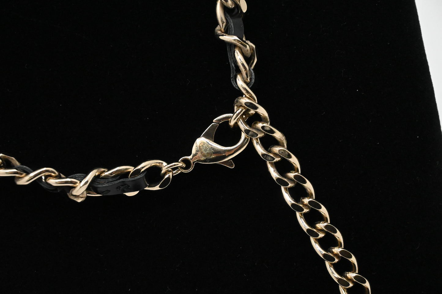 Chanel Leather Charm Necklace