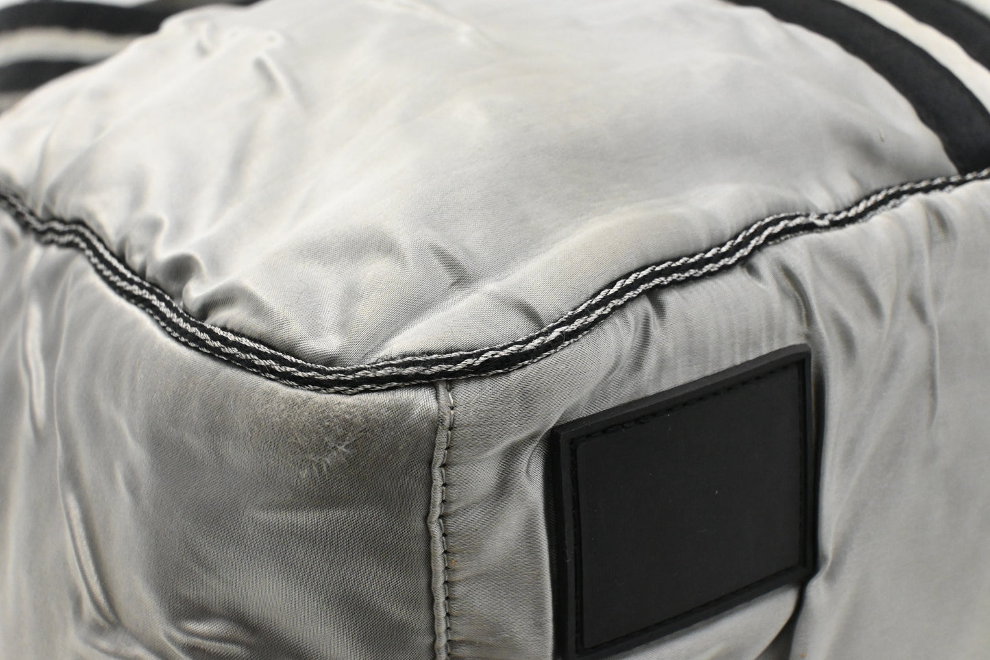Chanel Sport Line Duffle Bag in Silver Satin