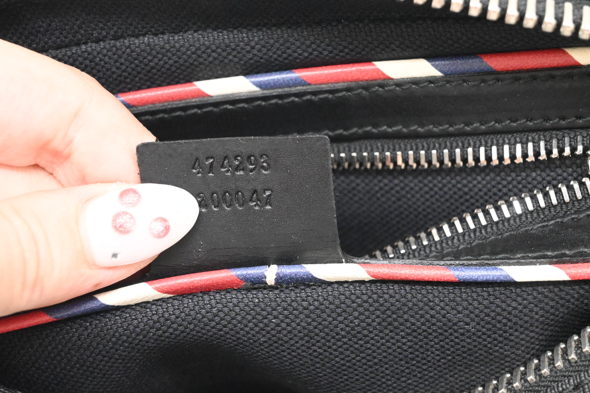Gucci Night Courrier Waist Bag in Black GG Supreme Canvas