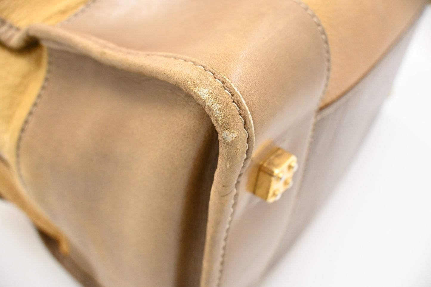 Loewe Boston Bag in Brown Leather