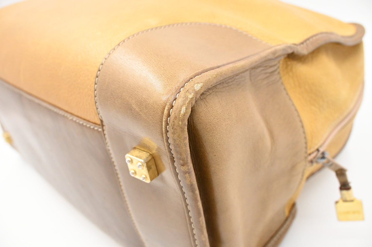 Loewe Boston Bag in Brown Leather