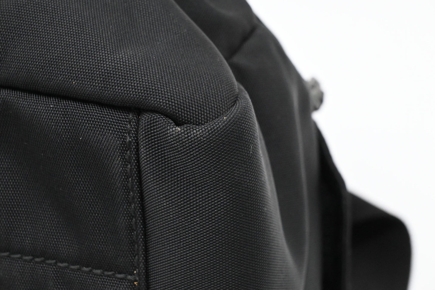 Gucci Bowling Bag in Black Nylon Canvas