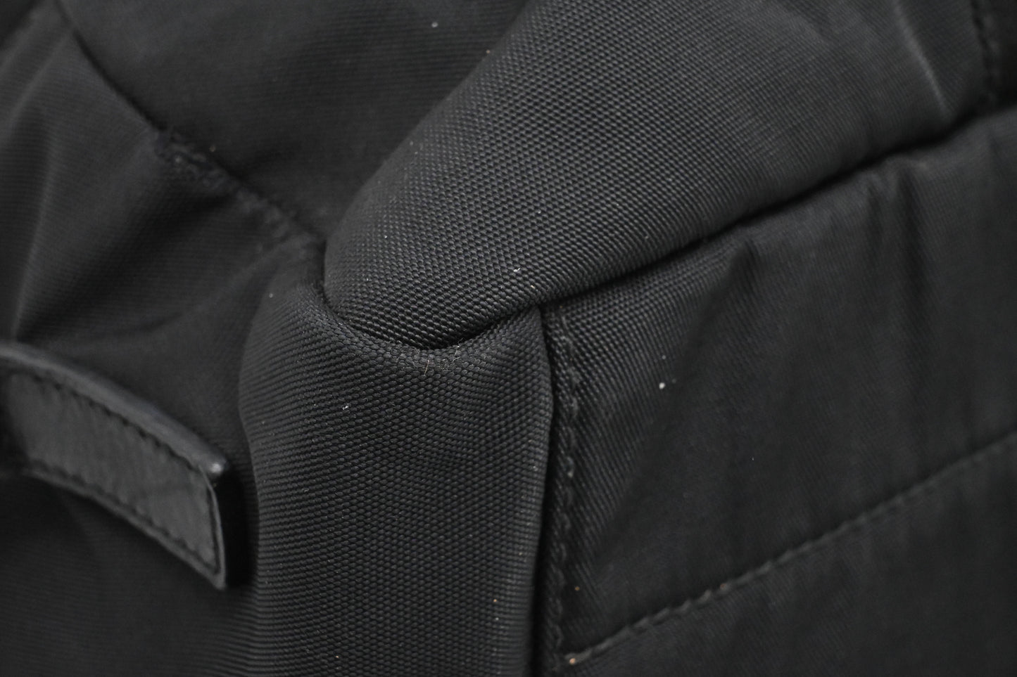 Gucci Bowling Bag in Black Nylon Canvas