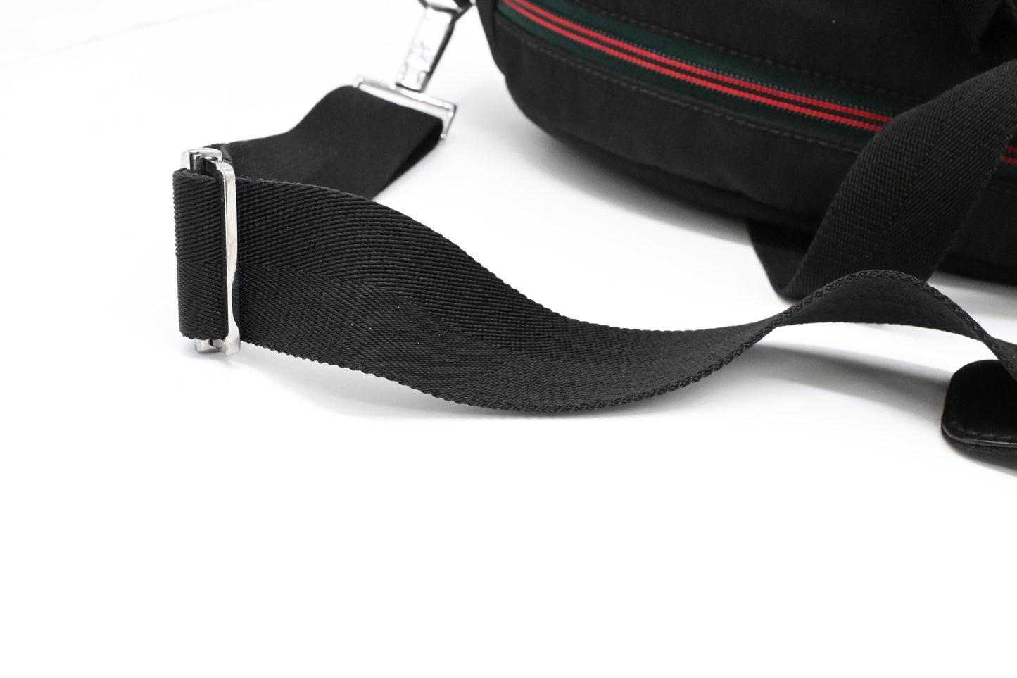 Gucci Bowling Bag in Black Nylon Canvas