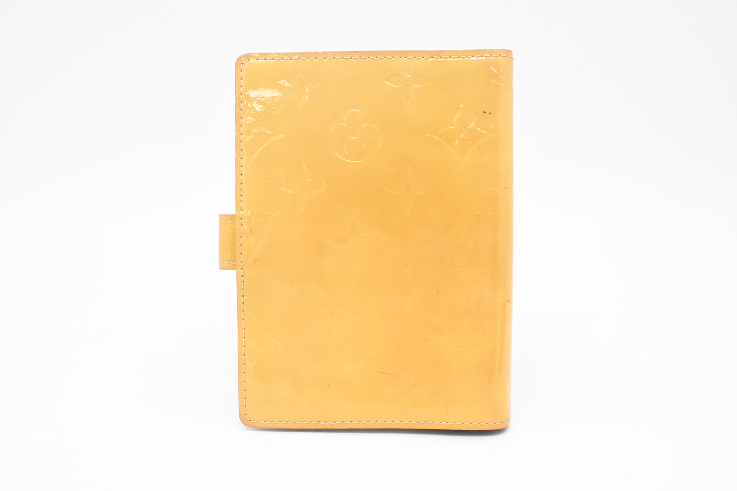 Louis Vuitton Agenda PM in Light Yellow Vernis Leather