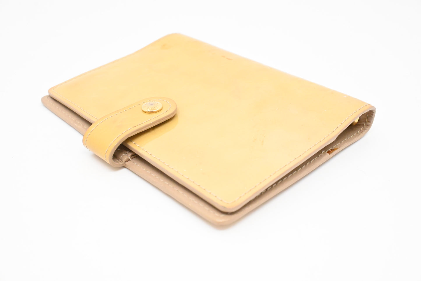 Louis Vuitton Agenda PM in Light Yellow Vernis Leather