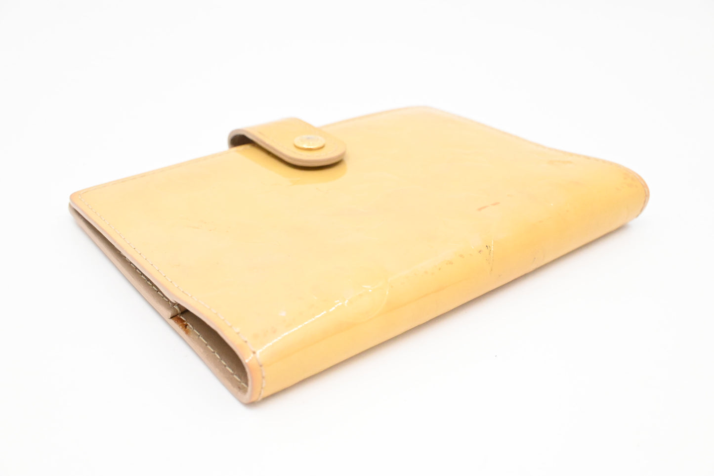 Louis Vuitton Agenda PM in Light Yellow Vernis Leather