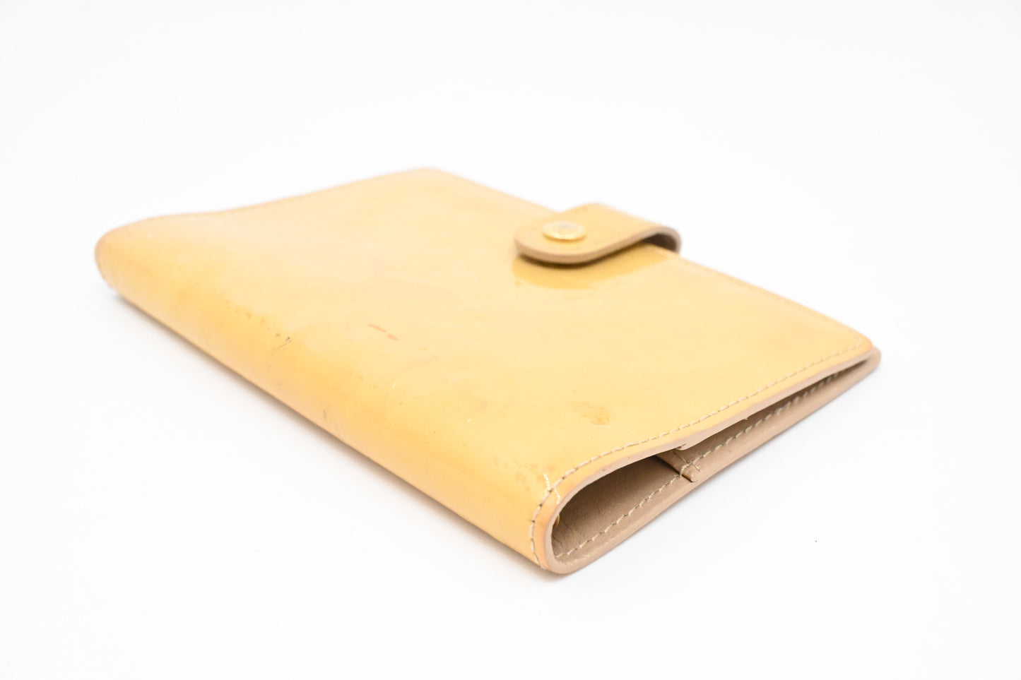 Louis Vuitton Agenda PM in Light Yellow Vernis Leather