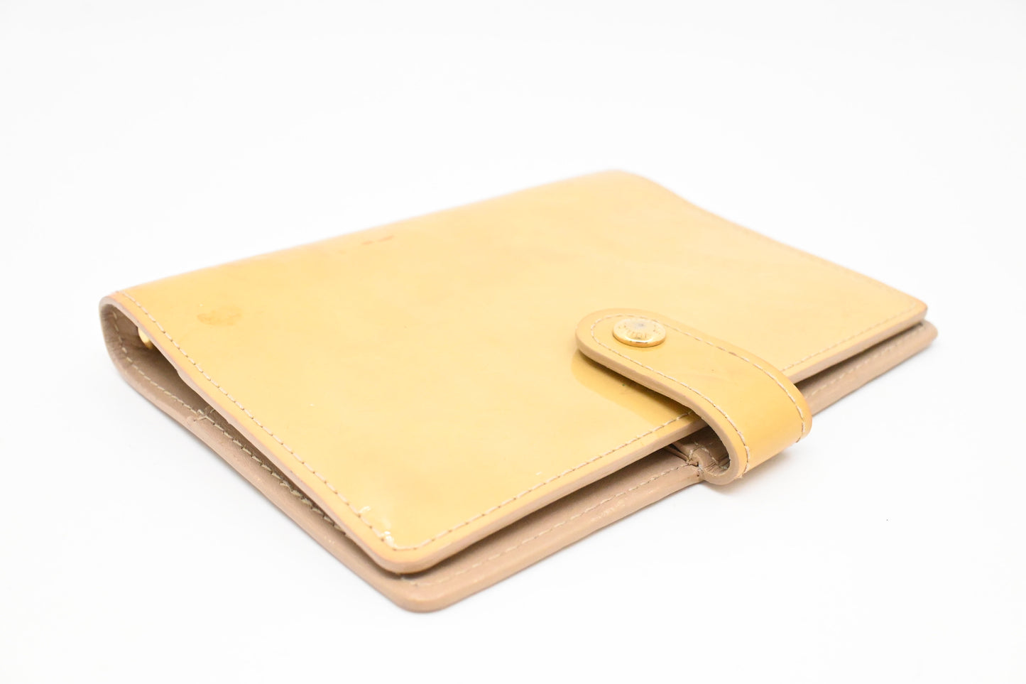 Louis Vuitton Agenda PM in Light Yellow Vernis Leather