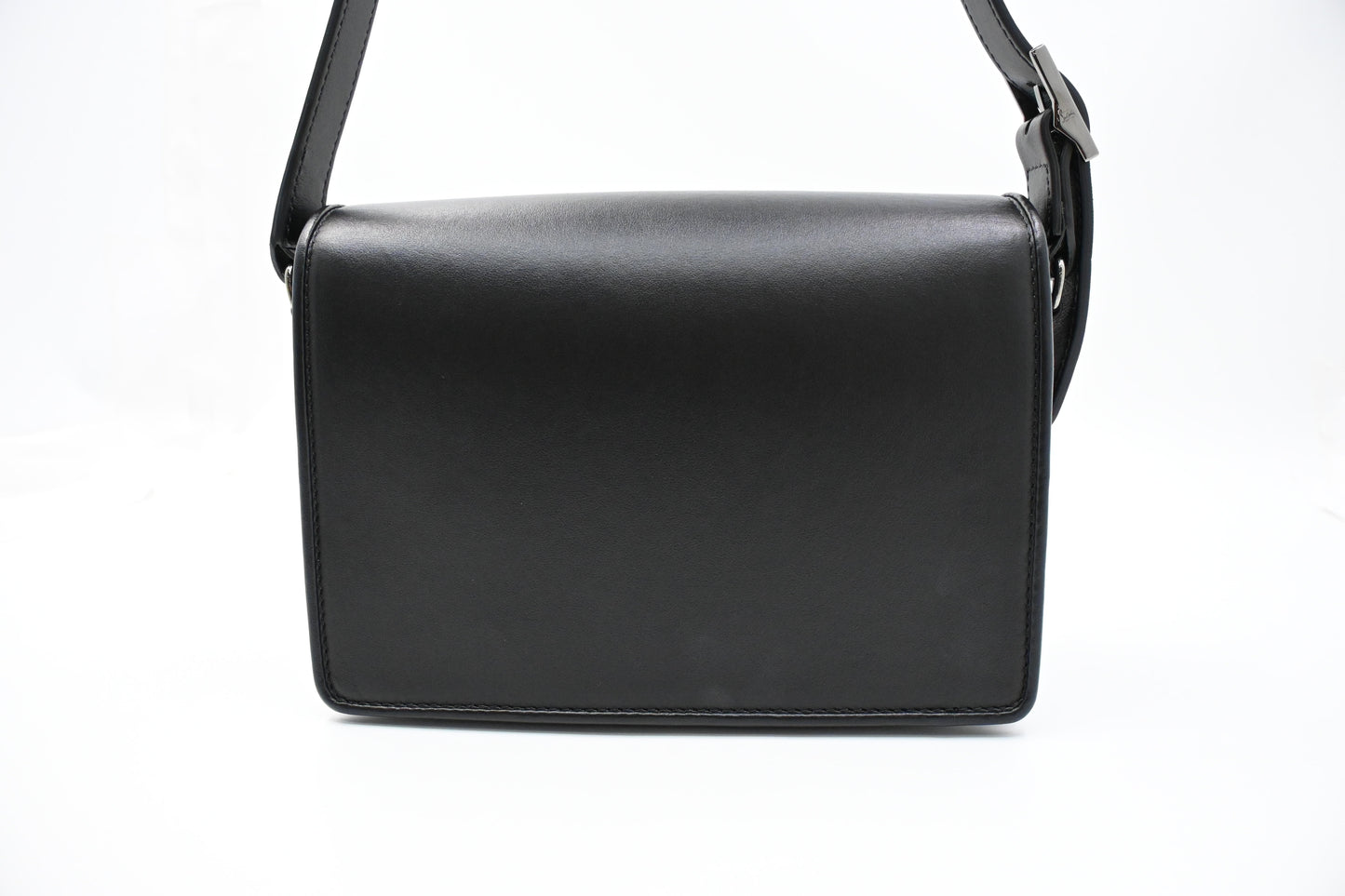 Louboutin Carasky Shoulder Bag in Black Leather