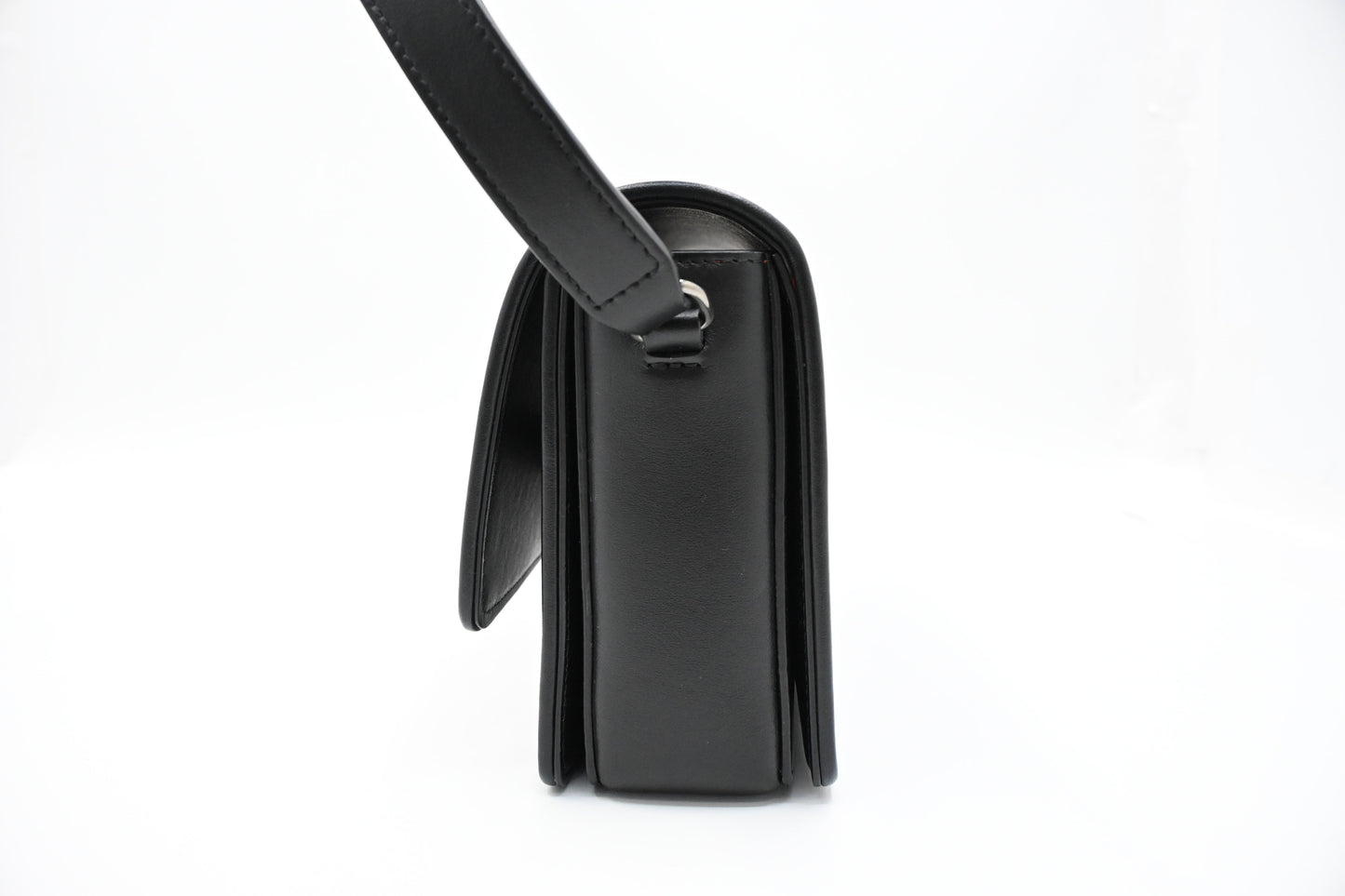 Louboutin Carasky Shoulder Bag in Black Leather