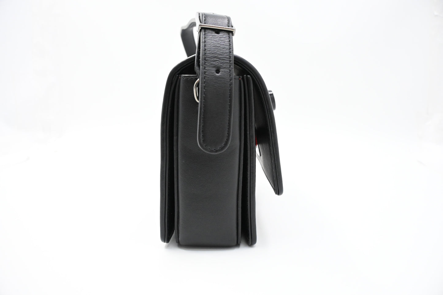 Louboutin Carasky Shoulder Bag in Black Leather