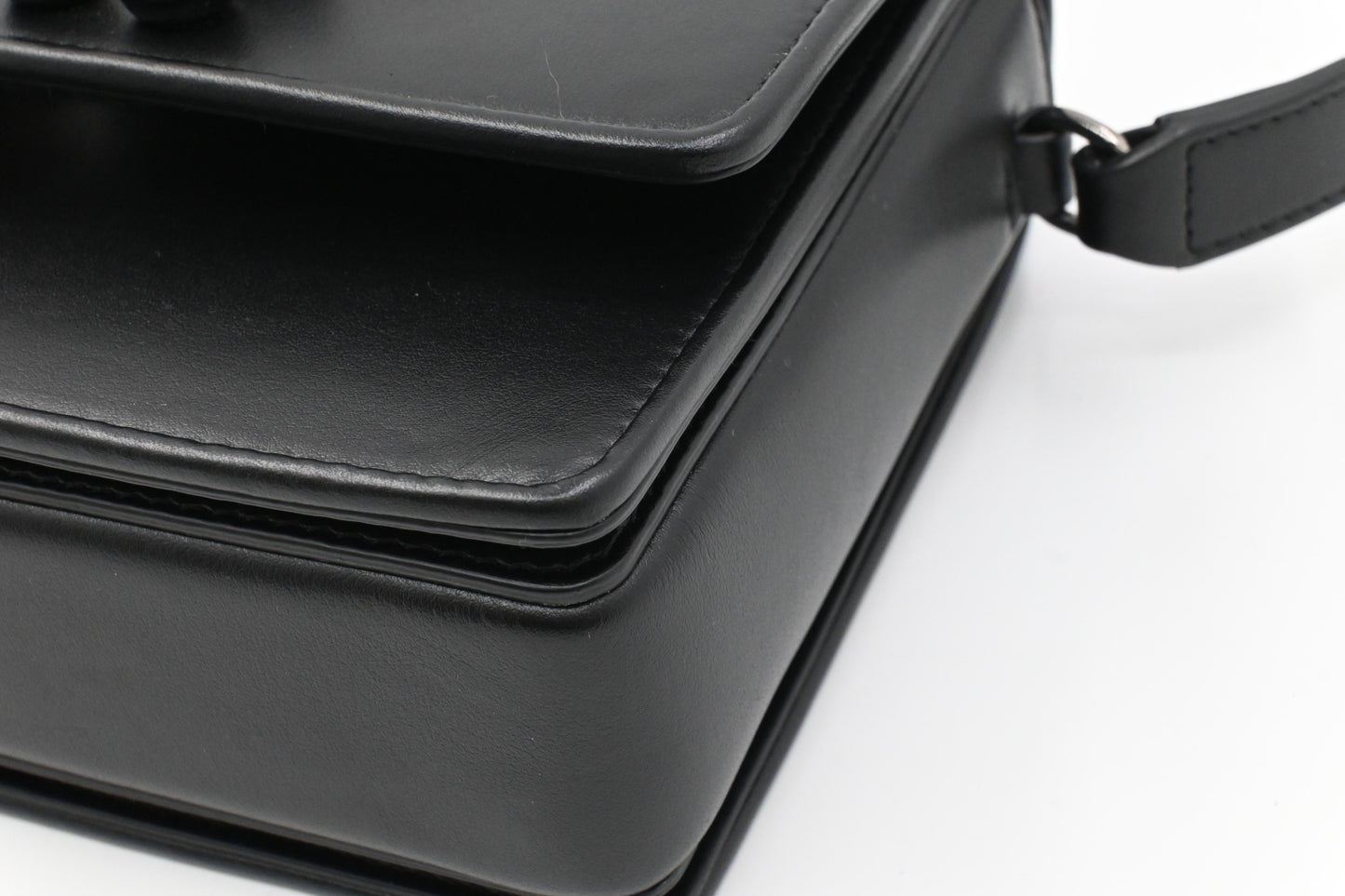 Louboutin Carasky Shoulder Bag in Black Leather