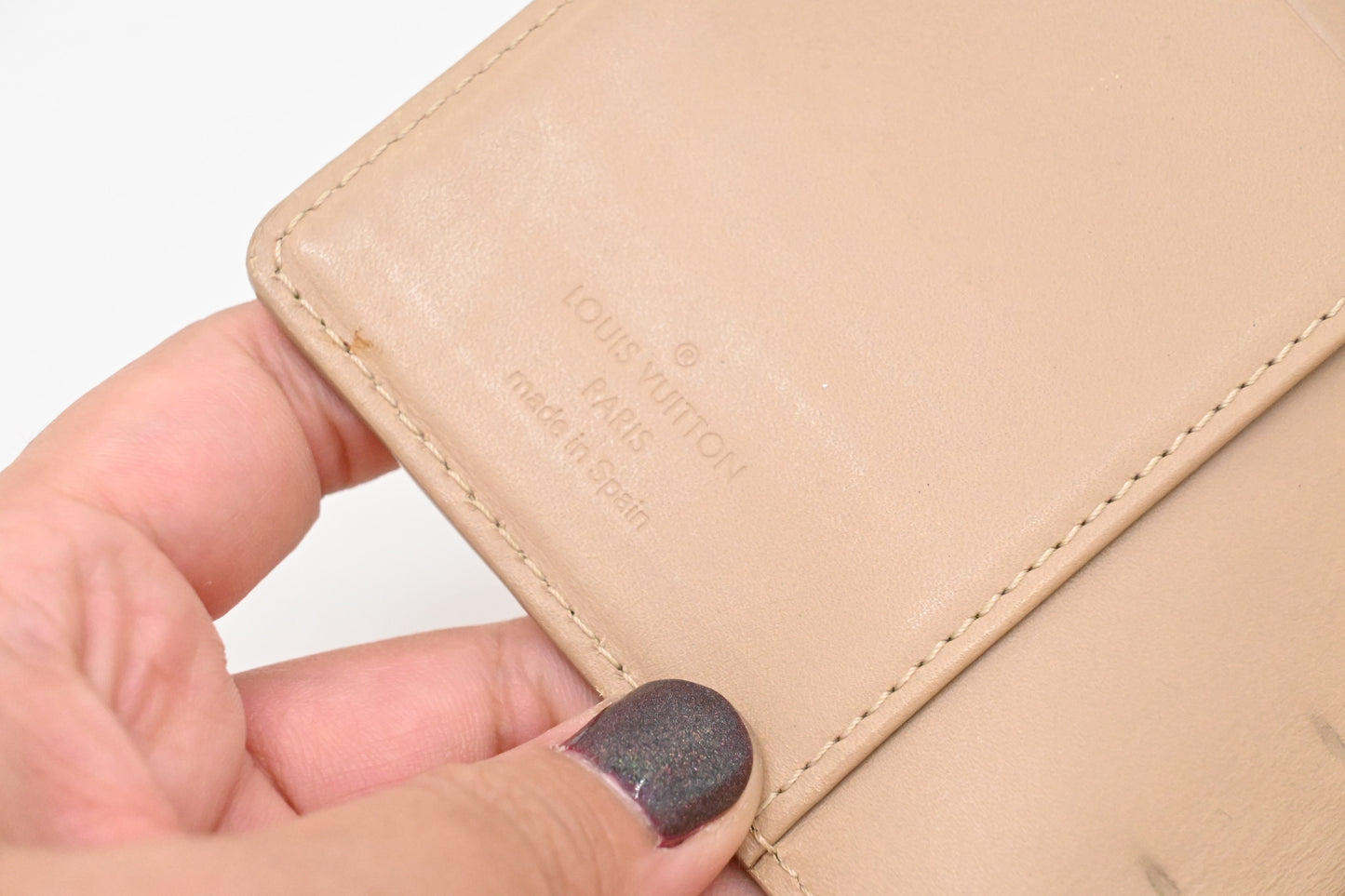 Louis Vuitton Agenda PM in Light Yellow Vernis Leather