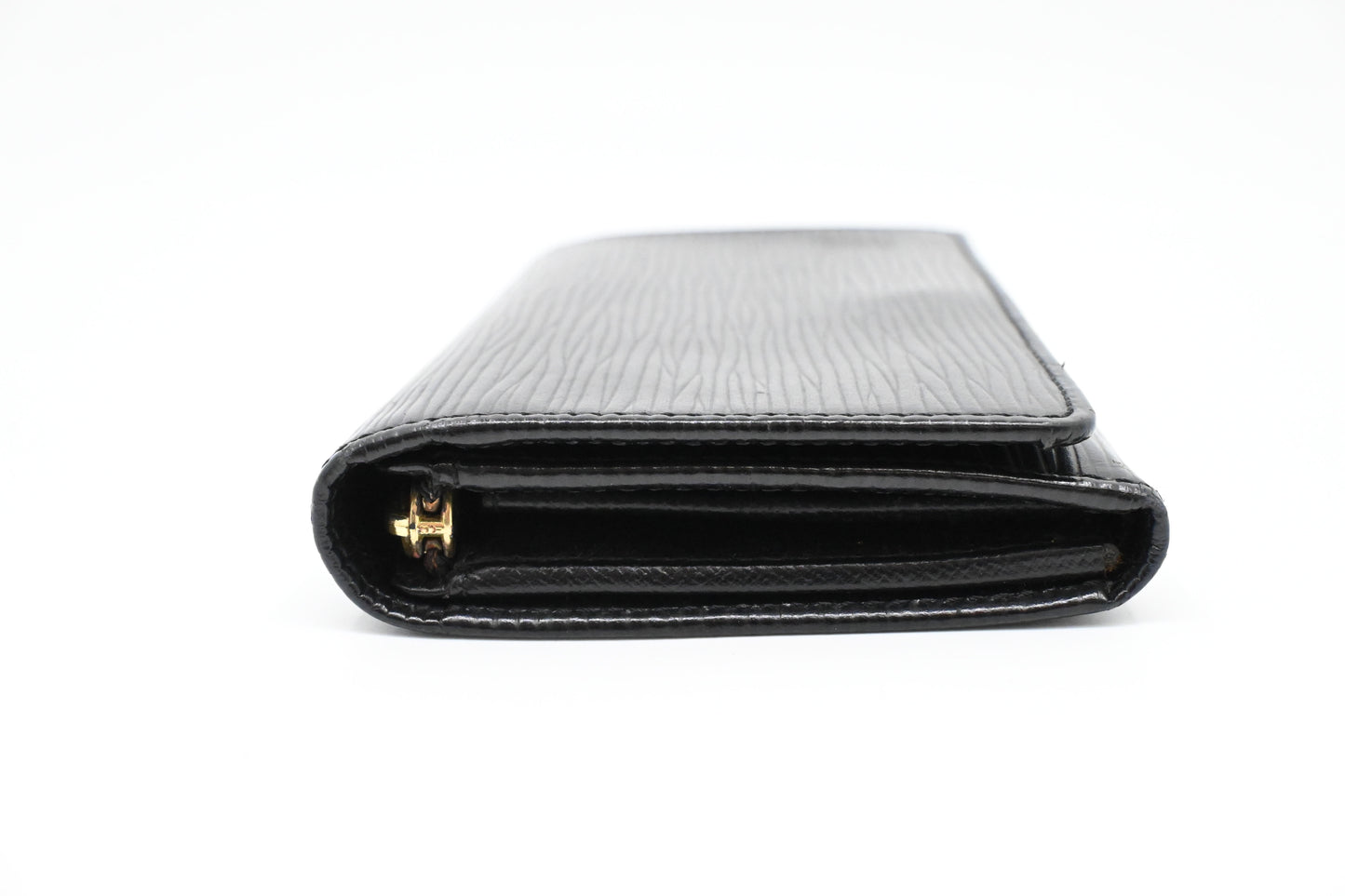 Louis Vuitton Trésor Wallet in Black Epi Leather