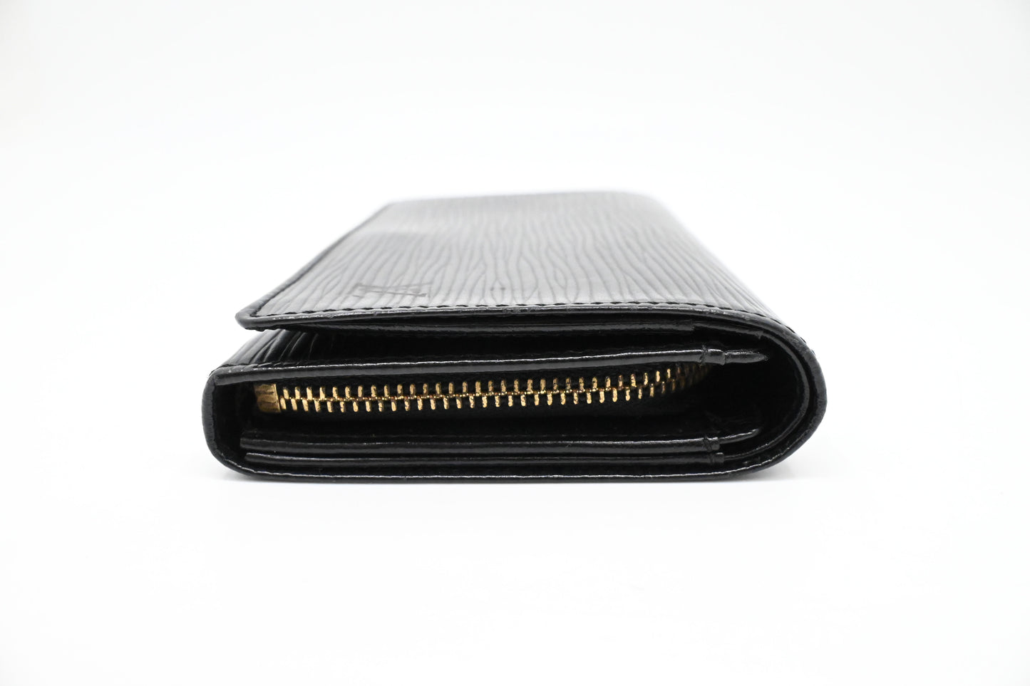 Louis Vuitton Trésor Wallet in Black Epi Leather