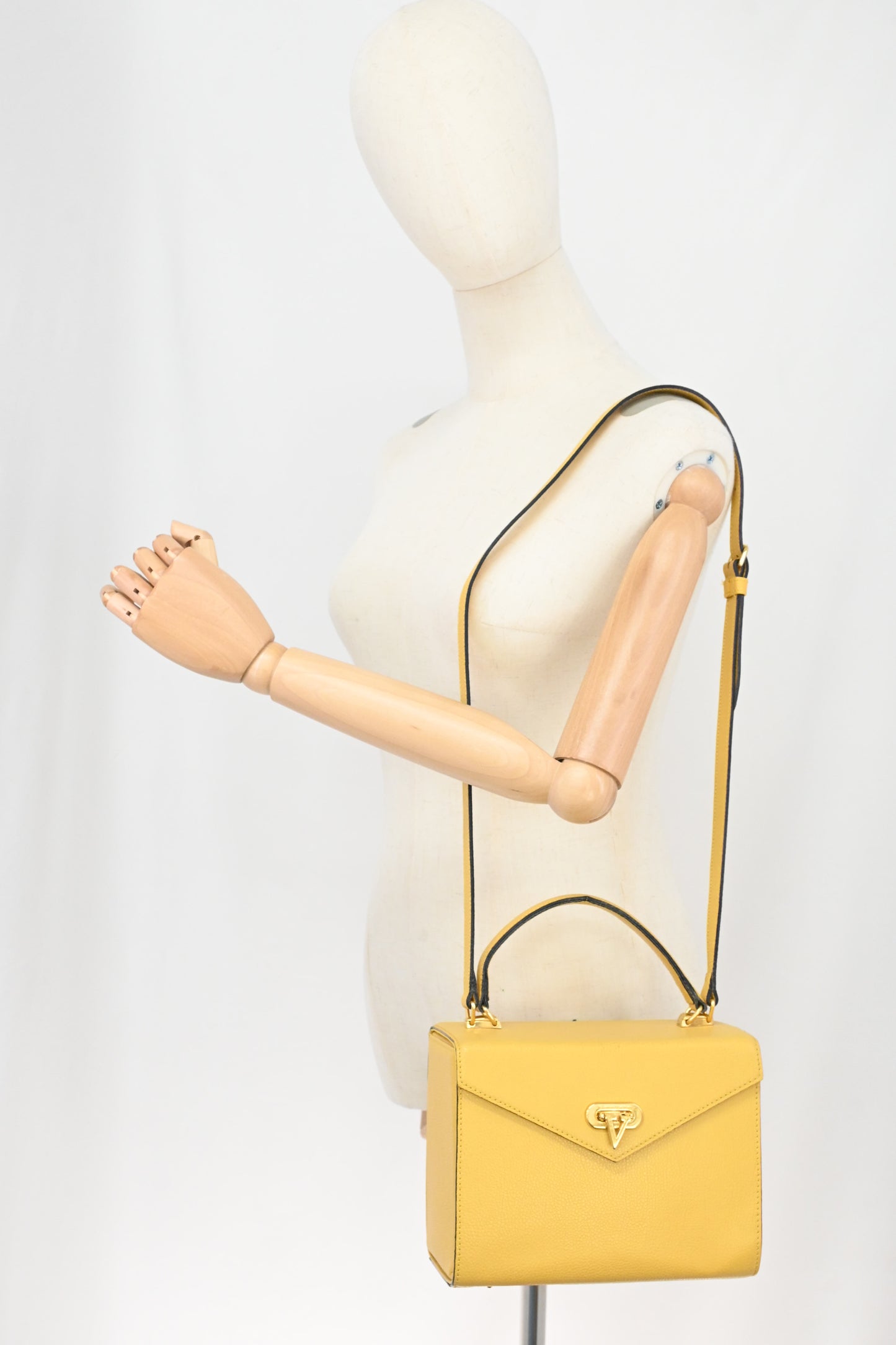 Valentino Vanity in Yellow Leather