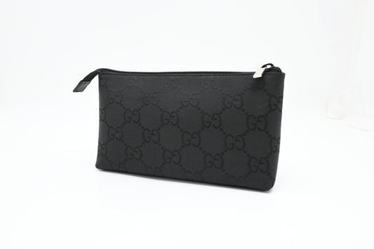Gucci Pouch in Black Canvas