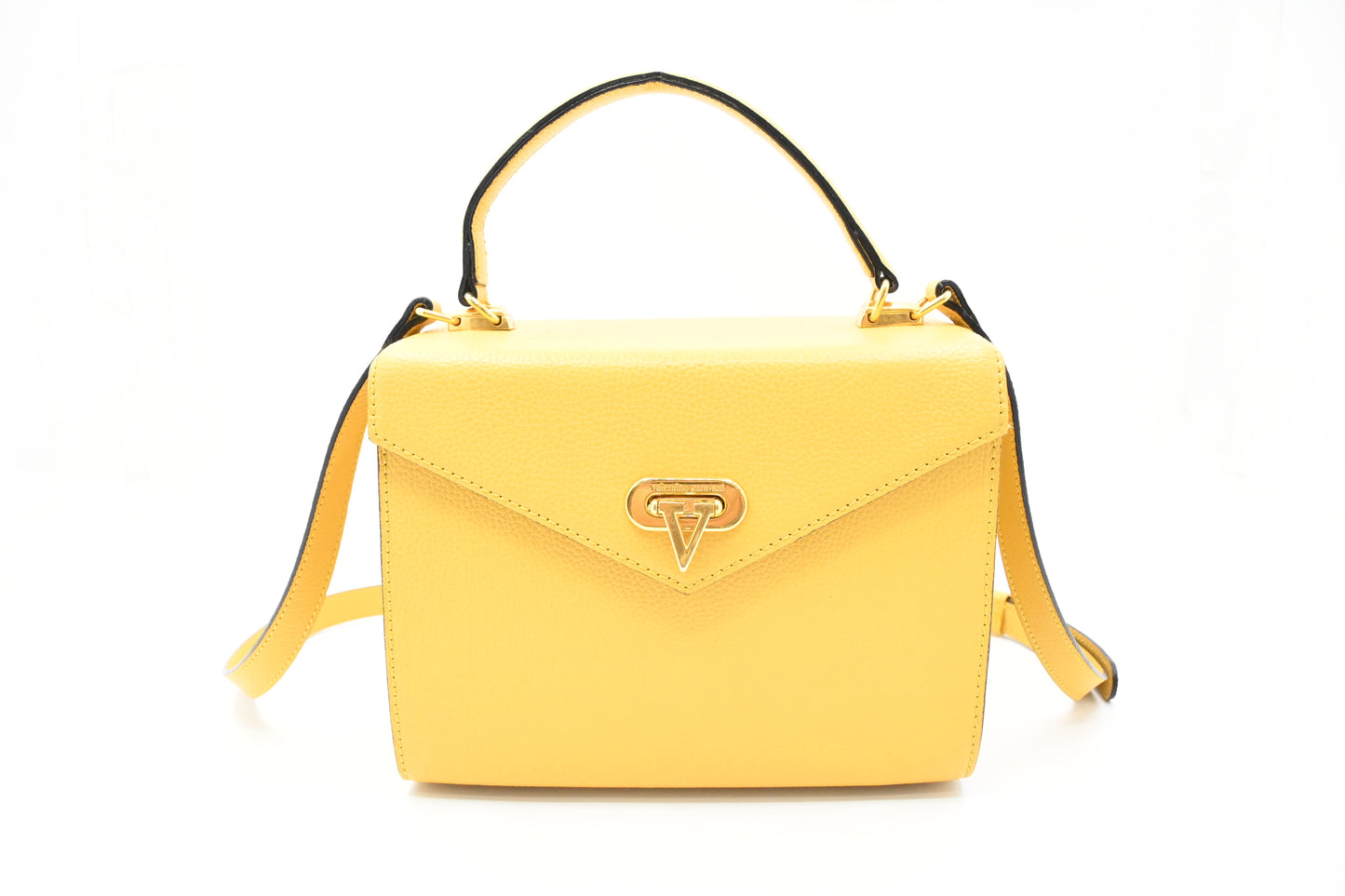 Valentino Vanity in Yellow Leather