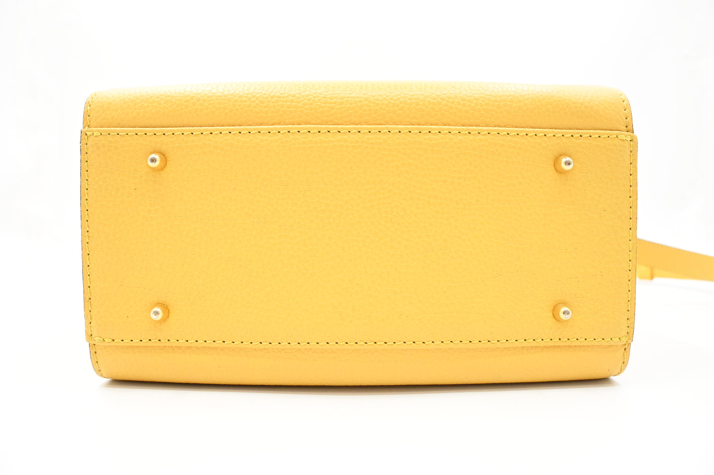 Valentino Vanity in Yellow Leather