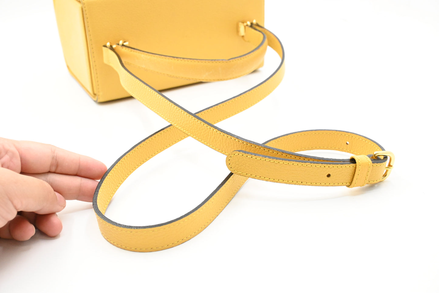 Valentino Vanity in Yellow Leather